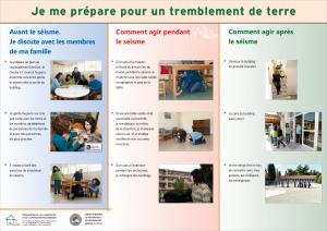 Je me prépare pour un tremblement de terre