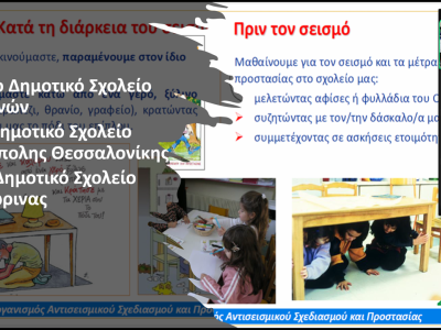Ομιλία σε μαθητές Πρωτοβάθμιας Εκπαίδευσης, Αθήνα - Θεσσαλονίκη - Φλώρινα, 10/04/2025 
