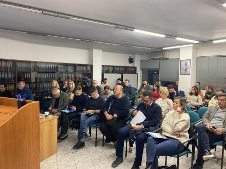 Ενημερωτική Εκδήλωση για το έργο «Πρωτοβάθμιος Προσεισμικός Έλεγχος Κτιρίων»,Χαλκίδα , 10/2/2025