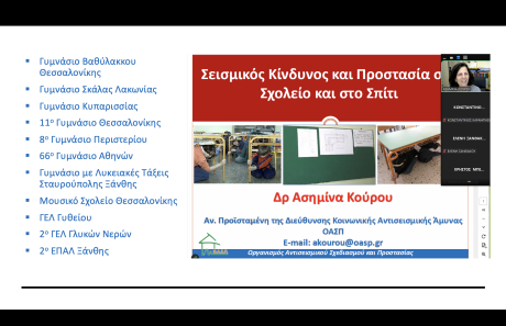 Ομιλία σε μαθητές Δευτεροβάθμιας Εκπαίδευσης, Αττική - Θεσσαλονίκη - Ξάνθη - Λακωνία – Μεσσηνία,  11/03/2025