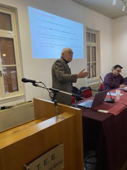 Ενημερωτική Εκδήλωση για το έργο «Πρωτοβάθμιος Προσεισμικός Έλεγχος Κτιρίων», Χανιά, 19/3/2025
