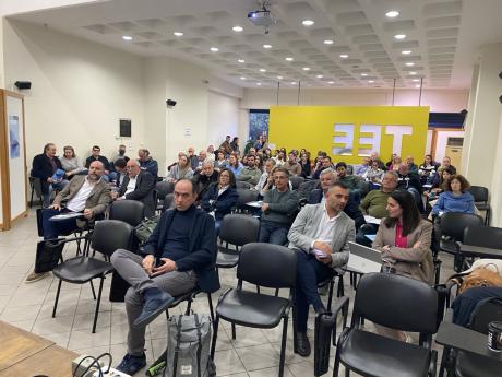 Ενημερωτική Εκδήλωση για το έργο «Πρωτοβάθμιος Προσεισμικός Έλεγχος Κτιρίων», Πάτρα, 12/3/2025