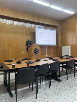 Ενημερωτική Εκδήλωση για το έργο «Πρωτοβάθμιος Προσεισμικός Έλεγχος Κτιρίων», Τρίπολη, 26/3/2025