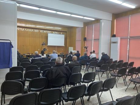 Ενημερωτική Εκδήλωση για το έργο «Πρωτοβάθμιος Προσεισμικός Έλεγχος Κτιρίων», Τρίπολη, 26/3/2025