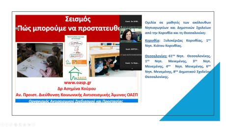 Ομιλία σε μαθητές Νηπιαγωγείων και Δημοτικών Σχολείων, Θεσσαλονίκη – Κορινθία, 19/05/2025